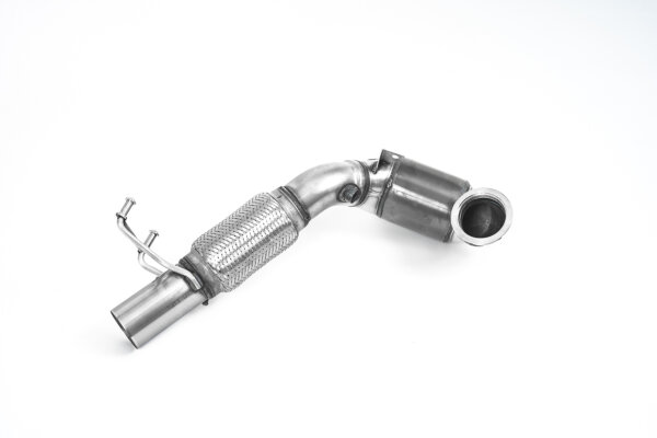 Milltek Downpipe / Katalysator - 17-18 Seat Leon ST Cupra 300 (4x4) Kombi (nur Modelle ohne OPF/GPF) / 18-19 VW Golf 7.5R Kombi/Variant 2.0TSI 310PS (nur Modelle ohne GPF)