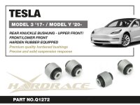 Hardrace Rear Knuckle Bushings (Harden Rubber) - 17+ Tesla Model 3 / 20+ Tesla Model Y