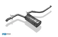 FOX Front Silencer + Final Silencer - 1x63 Typ 26 - Audi A2 1.2 TDI