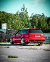 FOX Front Silencer + Final Silencer 90 mm 2x90 Type 25 - incl. Y adapter to the 76 mm downpipes - Audi RS4 B5