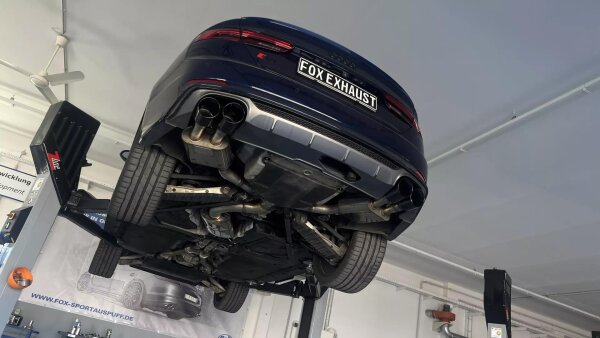 FOX Final Silencer, Center Silencer and Front Silencer 2x100 Typ 25 - 16+ Audi S4/S5 B9