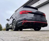 FOX Endschalldämpfer mit Abgasklappen, Mittelschalldämpfer und Vorschalldämpfer 2x100 Typ 25 - 16+ Audi S4/S5 B9