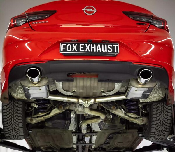 FOX Endschalldämpfer + Vorschalldämpfer 115x85 Typ 32 - Opel Insignia B Sports Tourer 4x4