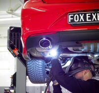 FOX Final Silencer + Front Silencer 115x85 Typ 32 - Opel...