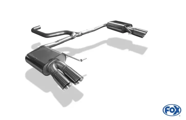 FOX Endschalldämpfer 2x90 Typ 25 - Seat Leon 5F ST / Cupra 265/280/290