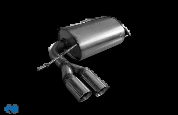 FOX Endschalldämpfer 2x80 Typ 25 - 07+ VW Tiguan 5N 4-Motion