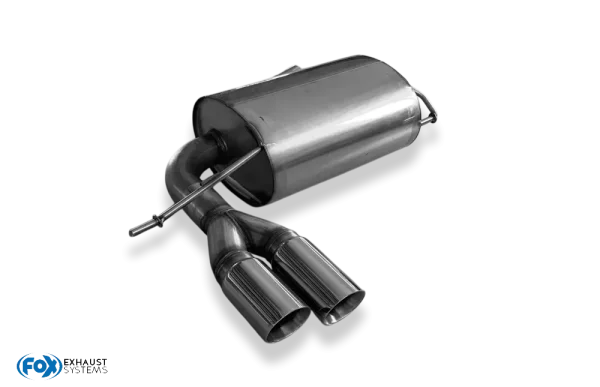 FOX Final Silencer - 2x80 Typ 25 - 07+ VW Tiguan 5N 4-Motion