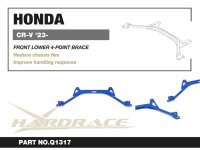 Hardrace Strebe vorn unten 4-Punkt - 23+ Honda CR-V