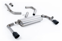 Milltek Exhaust System Cerakote Black Tips - 19+ Kia Ceed GT 1.6T (OPF/GPF Models only)