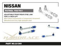 Hardrace Stabilizer Link (adjustable) - 88+ Nissan Patrol...