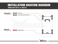 Hardrace Domstrebe vorn oben 2-Punkt - 22+ Honda Civic FE/FL