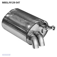 Bastuck Exhaust System 2x Ø 54 mm - Mercedes SL (R129) 6/8-Cylinder