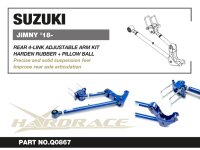 Hardrace 4-Link Lenker Set hinten (verstellbar) - 18+...