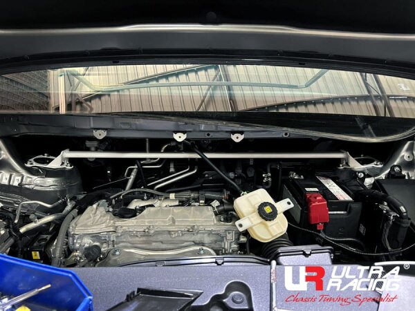 Ultra Racing Front Upper Strut Bar 2-Point - 23+ Toyota Alphard / Vellfire (AH40) 2.4T/2.5