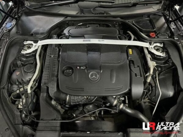 Ultra Racing Front Upper Strut Bar 2-Point - 11-20 Mercedes R231 Roadster SL350 3.5 V6 (2WD)