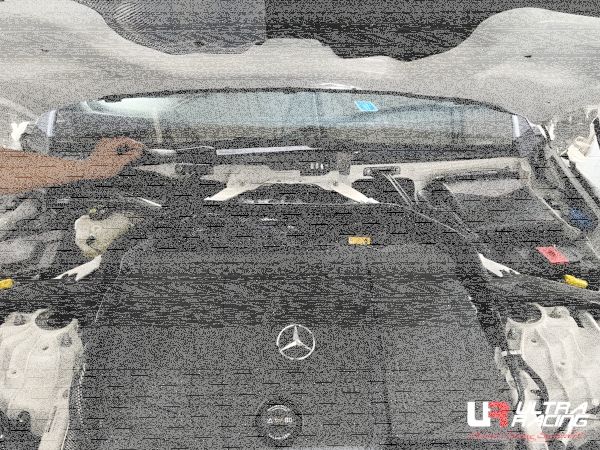 Ultra Racing Front Upper Strut Bar 2x 2-Point - 21+ Mercedes W206 C300 2.0T (2WD)