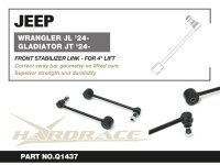 Hardrace Koppelstangen (4" höher) vorn - 24+ Jeep Gladiator JT / 24+ Jeep Wrangler JL(U)