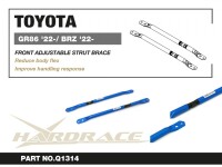 Hardrace Domstrebe vorn oben 2x 2-Punkt - 21+ Subaru BRZ ZD8 / 21+ Toyota GR86 ZN8