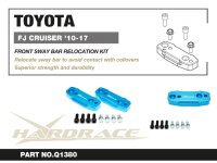 Hardrace Front Sway Bar Relocation Kit - 09-22 Toyota FJ...