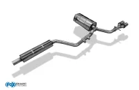 FOX Front Silencer + Final Silencer 2x80 Typ 16 - Audi A2 1.4 42L Tank