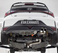 FOX Front Silencer + Final Silencer 2x90 Typ 25 - 20+ Hyundai I20 BC3