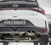 FOX Front Silencer + Final Silencer 2x90 Typ 25 - 20+ Hyundai I20 BC3