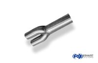 FOX Y-Adapter 90 auf 2x60mm - 00-01 Audi S4 B5