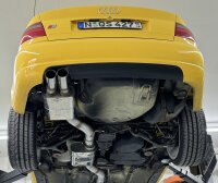 FOX Vorschalldämpfer + Endschalldämpfer 90 mm 2x80 Typ 10 - Audi S4 B5