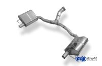 FOX Endschalldämpfer mit Endrohrtulpen - 19+ Mercedes C-Klasse 205 Limousine/T-Modell/Cabrio/Coupe