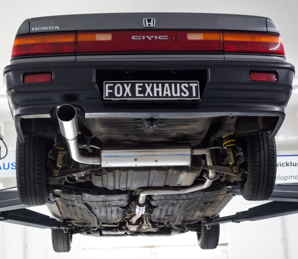 FOX Front- and Final Silencer 1x100 Typ 10 - Honda Civic ED3