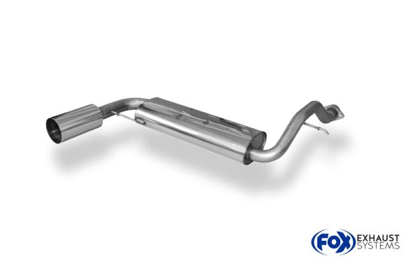 FOX Final Silencer 1x114 Typ 10 - Honda CRX/Civic EC8/EC9/ED6/ED7/ED9