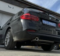 FOX Endschalldämpfer 1x80 Typ 17 - 18+ BMW 3er Serie...