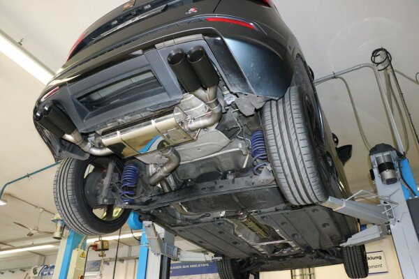 FOX Front- and Final Silencer 2x90 Typ 25 black enamelled - 17+ Seat Ateca 4x2 FP