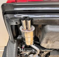 FOX Final Silencer 2x55 Typ 26 - Audi 100 Quattro C3 /...