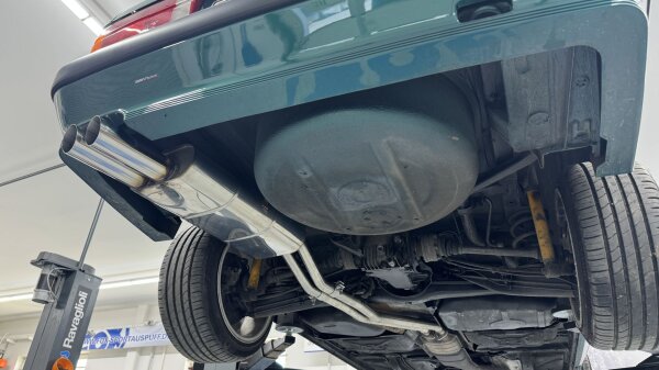 FOX Endschalldämpfer 2x76 Typ 14 - BMW E30 320i/325i M-Technik