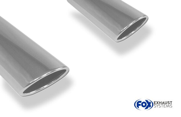 FOX Endschalldämpfer 129x106 Typ 32 - 10+ Nissan Juke F15 (AWD)