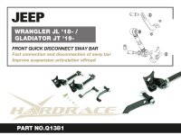 Hardrace Koppelstangen "Quick Disconnect" vorn...