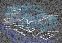 Ultra Racing Strebe vorn unten 2-Punkt - 14+ Honda City GM6/(GN2) 1.5 I-VTEC (2WD) / 14+ Honda Jazz/Fit 1.5 (2WD)
