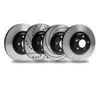Tarox Rear Brake Disc Set (258 mm) - 86-94 Mercedes...