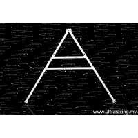 Ultra Racing Strebe vorn unten 5-Punkt - 04+ Mercedes...