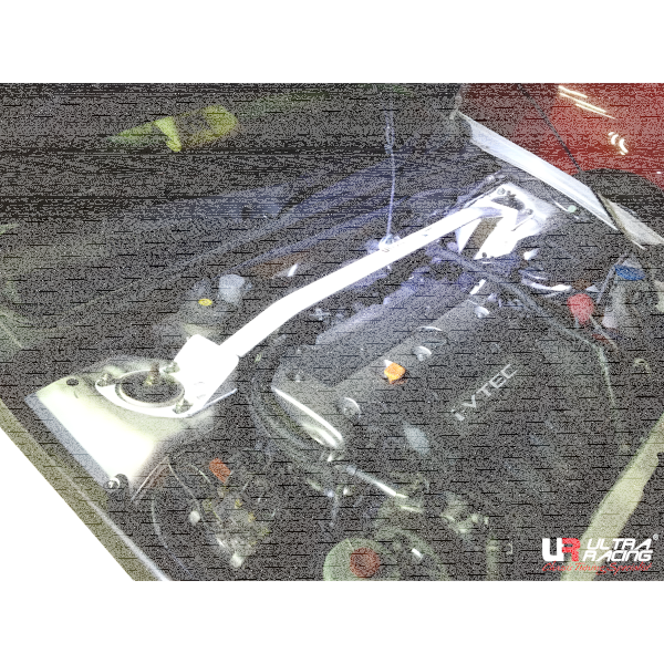 Ultra Racing Front Upper Strut Bar 2-Point V1 - 02-06 Acura RSX / Honda DC5 2.0/2.4 (2WD)