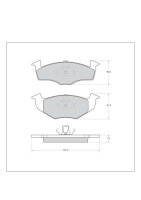 Tarox Bremsbeläge Set vorn - Audi A2 / Seat...