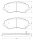 Tarox Bremsbeläge Set vorn - Chrysler Grand Voyager/ Dodge Nitro/ Fiat Freemont/ Jeep Cherokee/ Wrangler