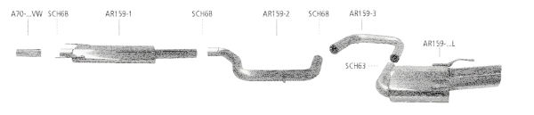 Bastuck Exhaust System - Alfa Romeo 159