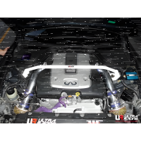 Ultra Racing Front Upper Strut Bar 2-Point - 09-13 Infiniti G37 3.7 (2WD) / 13+ Infiniti Q70 (Y51) 2.5/3.5 V6 (2WD)