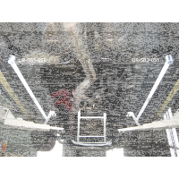 Ultra Racing seitliche Unterbodenstreben 2x 3-Punkt -...