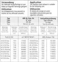 Bastuck Sportauspuff - Alfa Romeo 156