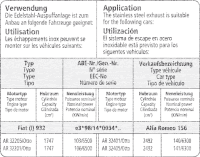 Bastuck Sportauspuff - Alfa Romeo 156 1.8/ 2.5