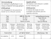 Bastuck Sport Exhaust - Alfa Romeo 156 GTA