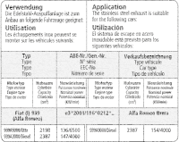 Bastuck Sportauspuff - Alfa Romeo Brera 2WD